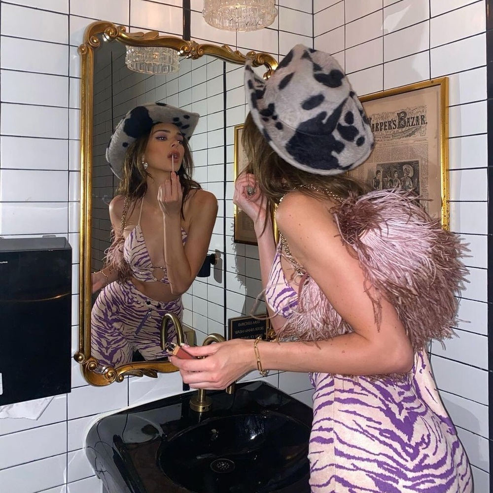 EUC JIMMY CHOO Callie Dégradé Ostrich Feather Clutch Bag $1,895 - Picture 4 of 16